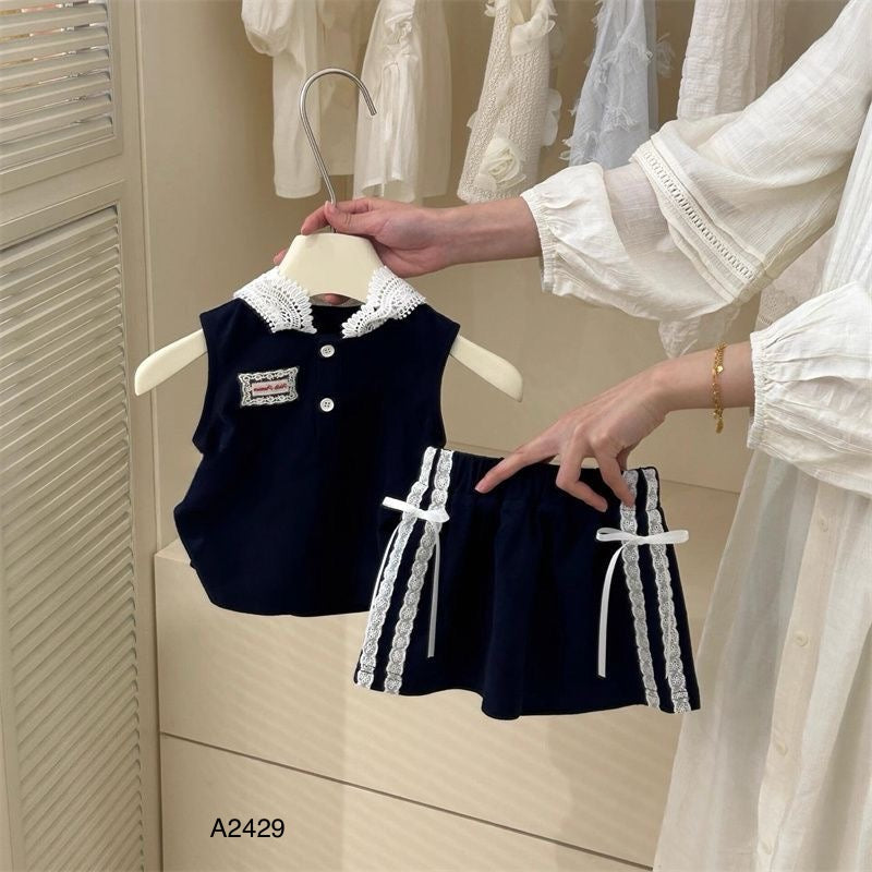 بدلة بنات AA2429 | مقاس 1 إلى 6
