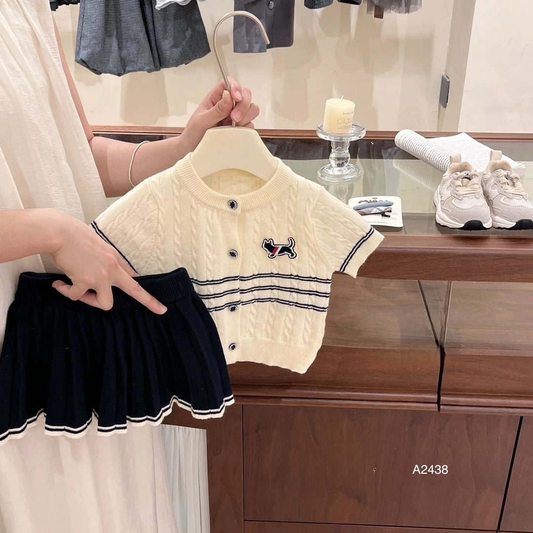 بدلة بنات AA2438 | مقاس 1 إلى 6