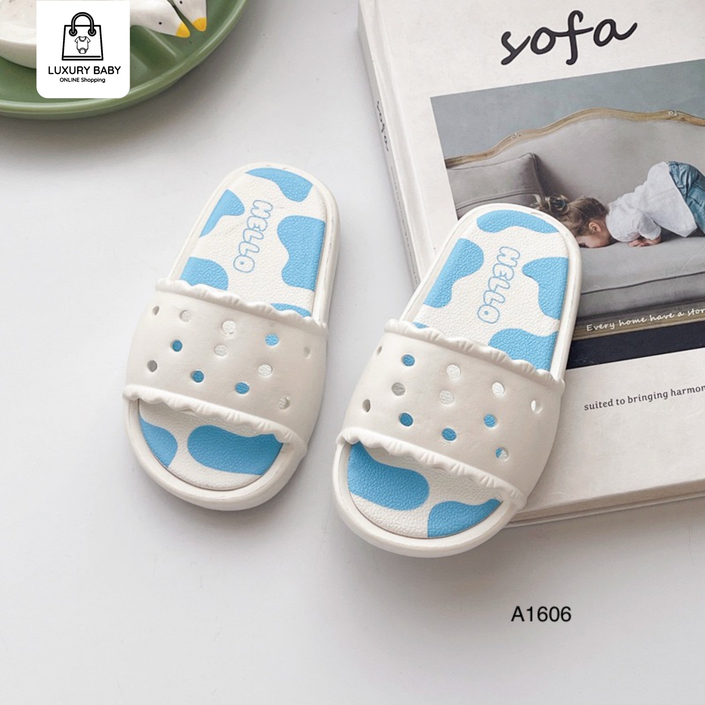 شباشب أطفال A1606 | مقاس 24 إلى 35